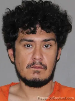 Mugshot of Jesus A Rodriguez booked in Denton County, Texas on March 7, 2026