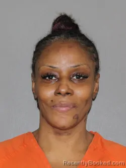 Mugshot of Latoyia Douglas booked in Denton County, Texas on July 10, 2026
