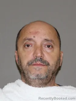 Mugshot of Agron Rexha booked in Denton County, Texas on July 20, 2026