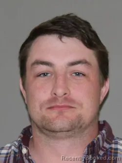 Mugshot of Hunter J Ebdon booked in Denton County, Texas on March 16, 2026