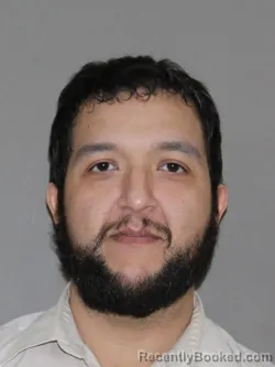 Mugshot of Gustavo D De La Cruz booked in Denton County, Texas on March 10, 2026