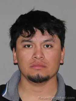 Mugshot of Edwin J Salanic Garcia booked in Denton County, Texas on April 7, 2026