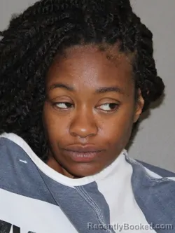 Mugshot of Raquia C Sanders booked in Denton County, Texas on March 30, 2026