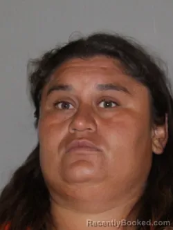 Mugshot of Karla Flores booked in Denton County, Texas on August 21, 2026