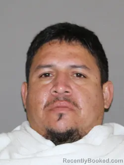 Mugshot of Sostenes Martinez booked in Denton County, Texas on April 7, 2026