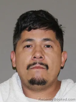 Mugshot of Jesus Garcia booked in Denton County, Texas on July 13, 2026