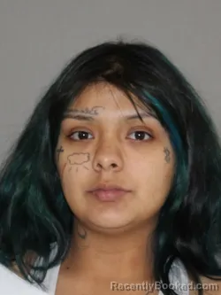 Mugshot of Alondra Santoyo booked in Denton County, Texas on March 16, 2026