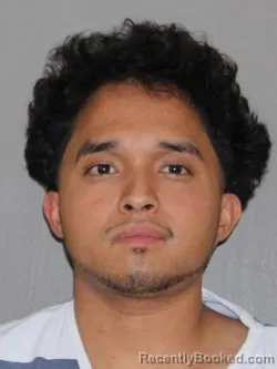 Mugshot of Daniel Villalobos booked in Denton County, Texas on August 18, 2026
