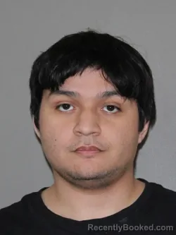 Mugshot of Sebastian Aguilera booked in Denton County, Texas on March 24, 2026