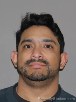 Mugshot of Carlos D Fuentes booked in Denton County, Texas on April 6, 2026