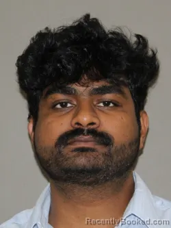 Mugshot of Chetan Payam booked in Denton County, Texas on June 9, 2026