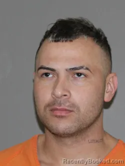 Booking photo from Denton County, Texas