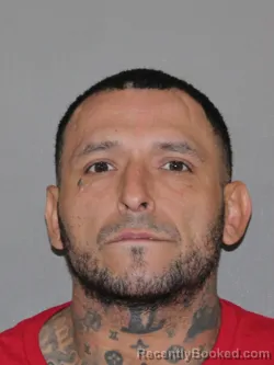 Booking photo from Denton County, Texas