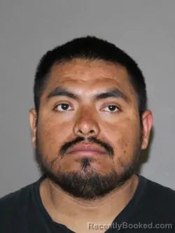 Mugshot of Gabriel Dominguez Diego booked in Denton County, Texas on March 9, 2026