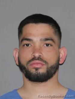 Mugshot of Erik L Perez Urbina booked in Denton County, Texas on March 19, 2026