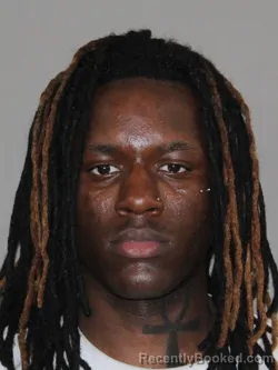 Mugshot of Jarmareis Lockridge booked in Denton County, Texas on March 24, 2026