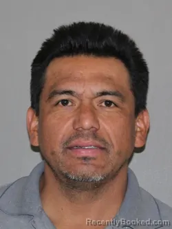 Mugshot of Simon D Lopez booked in Denton County, Texas on March 24, 2026