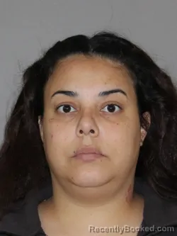 Mugshot of Andrea D Duby booked in Denton County, Texas on March 24, 2026