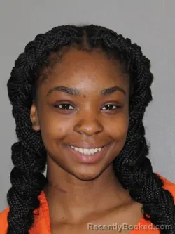 Mugshot of Auriana R Carrington booked in Denton County, Texas on March 27, 2026