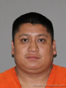 Mugshot of Fredy M Calel booked in Denton County, Texas on March 28, 2026