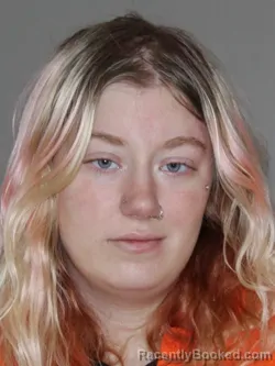 Mugshot of Nevaeh Schnulle booked in Denton County, Texas on March 29, 2026