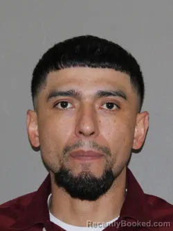 Mugshot of Rene A Quezada booked in Denton County, Texas on March 30, 2026