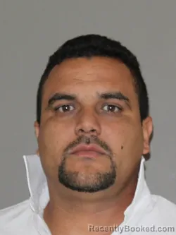 Mugshot of Jesus E Arias Raffe booked in Denton County, Texas on March 30, 2026