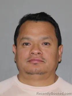 Mugshot of Oscar Martinez booked in Denton County, Texas on March 30, 2026