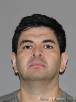 Mugshot of John P Reyes Pina booked in Denton County, Texas on April 2, 2026