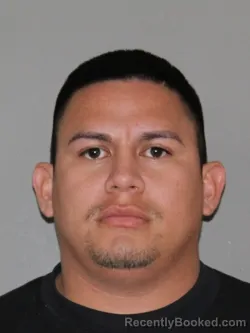 Mugshot of Enrique Aguilar Polanco booked in Denton County, Texas on April 3, 2026