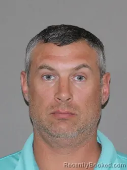 Mugshot of Justin Hacker booked in Denton County, Texas on April 4, 2026