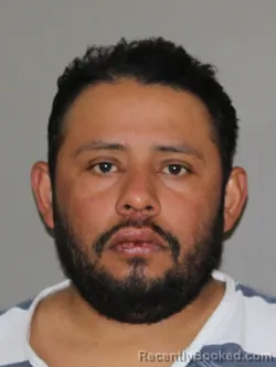 Mugshot of Erlin Barrera Garcia booked in Denton County, Texas on April 6, 2026