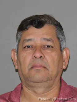 Mugshot of Francisco Fuentes booked in Denton County, Texas on April 8, 2026