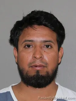 Mugshot of Fernando A Garcia Jimenez booked in Denton County, Texas on April 20, 2026