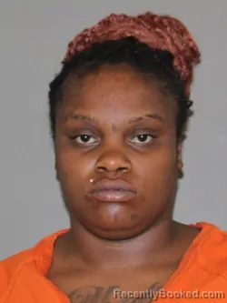 Mugshot of Shaniece Burns booked in Denton County, Texas on May 22, 2026