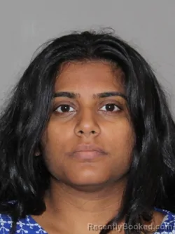Mugshot of Manjeera Sanjeevareddygari booked in Denton County, Texas on May 28, 2026