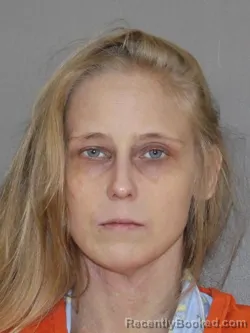 Mugshot of Juliette Swenson booked in Denton County, Texas on June 10, 2026