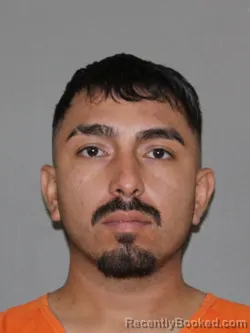 Mugshot of Luis Vidaurri Rangel booked in Denton County, Texas on June 12, 2026