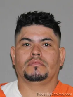 Mugshot of Gerson Garcia Rodriguez booked in Denton County, Texas on July 2, 2026