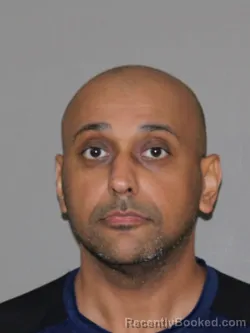 Mugshot of Ayaz M Shariff booked in Denton County, Texas on July 5, 2026