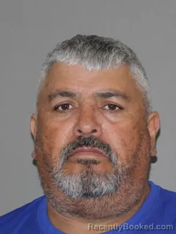 Mugshot of Alfredo Caraveo Dominguez booked in Denton County, Texas on July 6, 2026