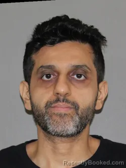 Mugshot of Mohammad T Tahir booked in Denton County, Texas on July 10, 2026