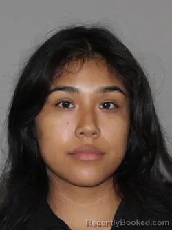 Mugshot of Alexa M Campos booked in Denton County, Texas on July 10, 2026