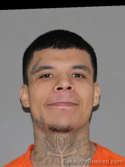 Mugshot of Isaiah J Sanchez booked in Denton County, Texas on July 13, 2026