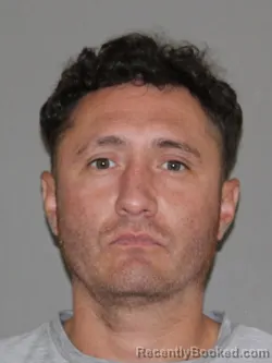 Mugshot of Ricardo Chavira booked in Denton County, Texas on July 14, 2026