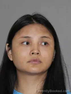 Mugshot of Weiwei Hu booked in Denton County, Texas on July 30, 2026