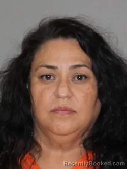 Mugshot of Dianna Ruiz booked in Denton County, Texas on August 9, 2026