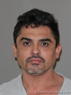 Mugshot of Daniel J Reyes booked in Denton County, Texas on August 15, 2026