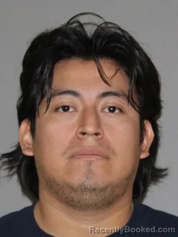 Mugshot of Brandon Lopez Perez booked in Denton County, Texas on August 15, 2026