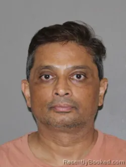 Mugshot of Vivek Desai booked in Denton County, Texas on August 17, 2026